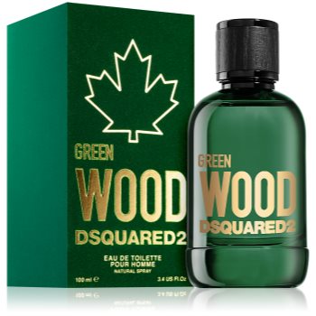 Dsquared2 Green Wood Eau de Toilette pentru bărbați - imagine 3